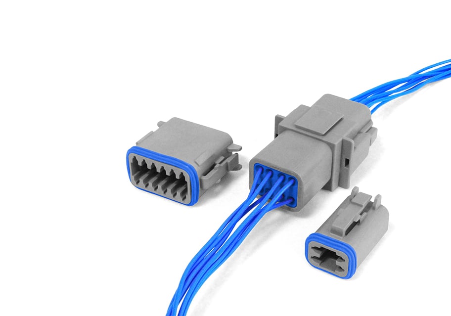 Rectangular Connectors Promo White